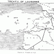 map of Treaty of Lausanne